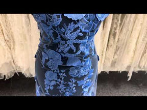 Blue 3D Lace - Meghan