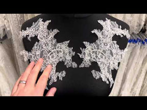 Ivory Corded Lace Appliques - Ingrid