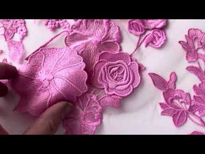 Pink 3D Lace - Meghan