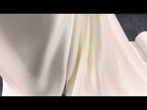 Ivory Polyester Heavy Weight Satin  - Succession