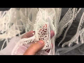 Ivory Embroidered Lace - Xanadu