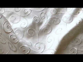 Champagne Embroidered Waistcoat Fabric - Manhattan