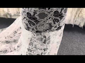 Ivory Raschel Lace - Tyra