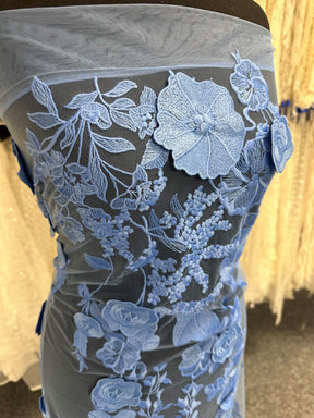 Blue 3D Lace - Meghan