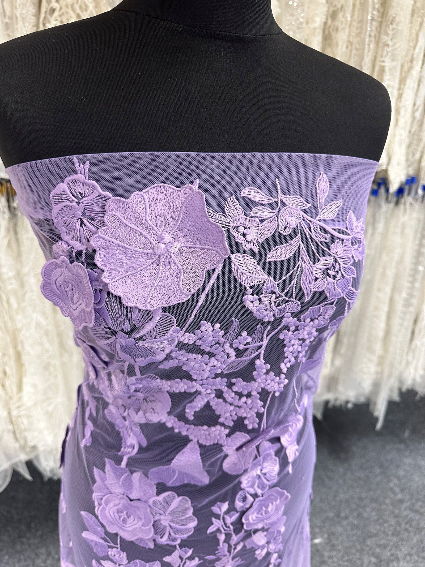 Purple 3D Lace - Meghan