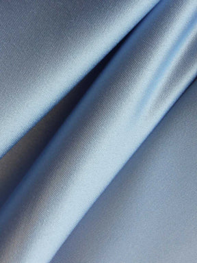 Sky Blue Polyester Duchess Satin - Contessa