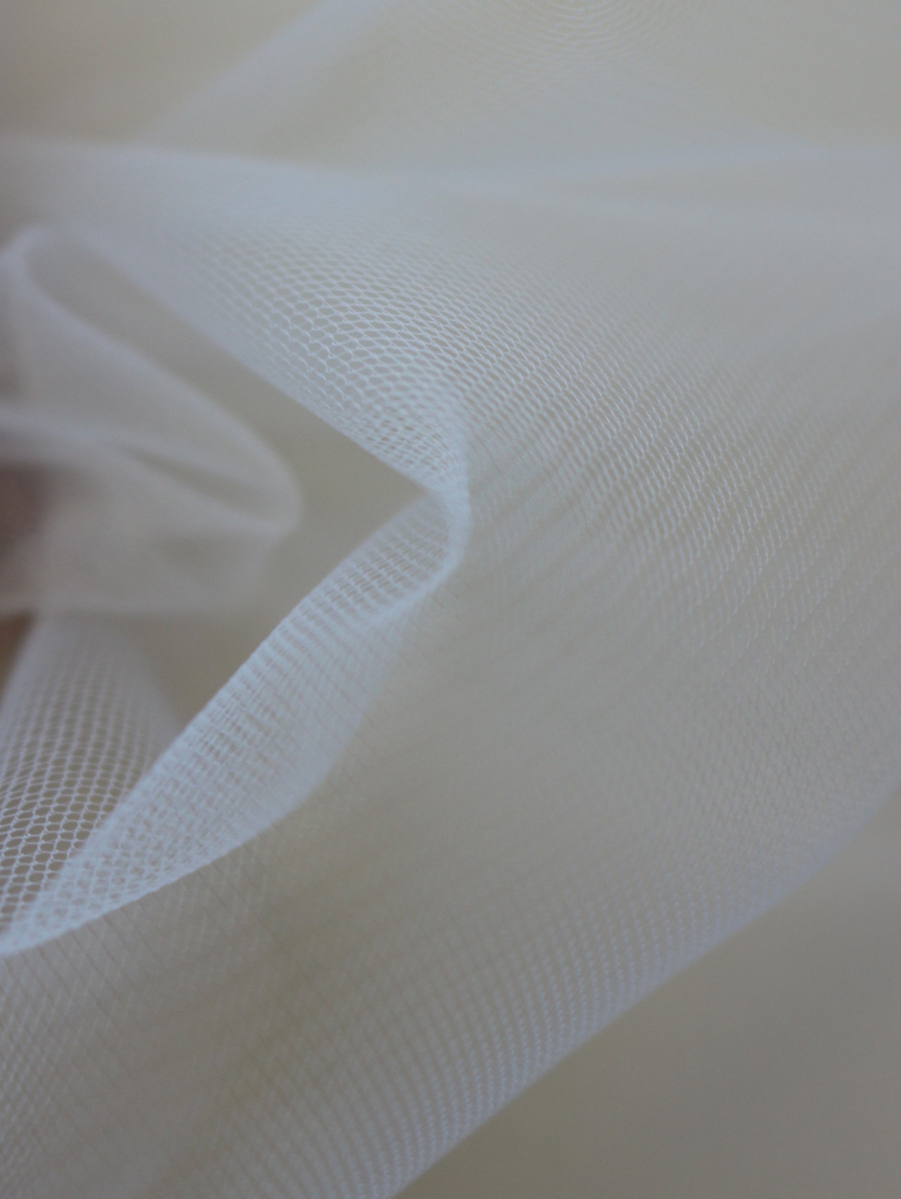 White Tulle Fabric