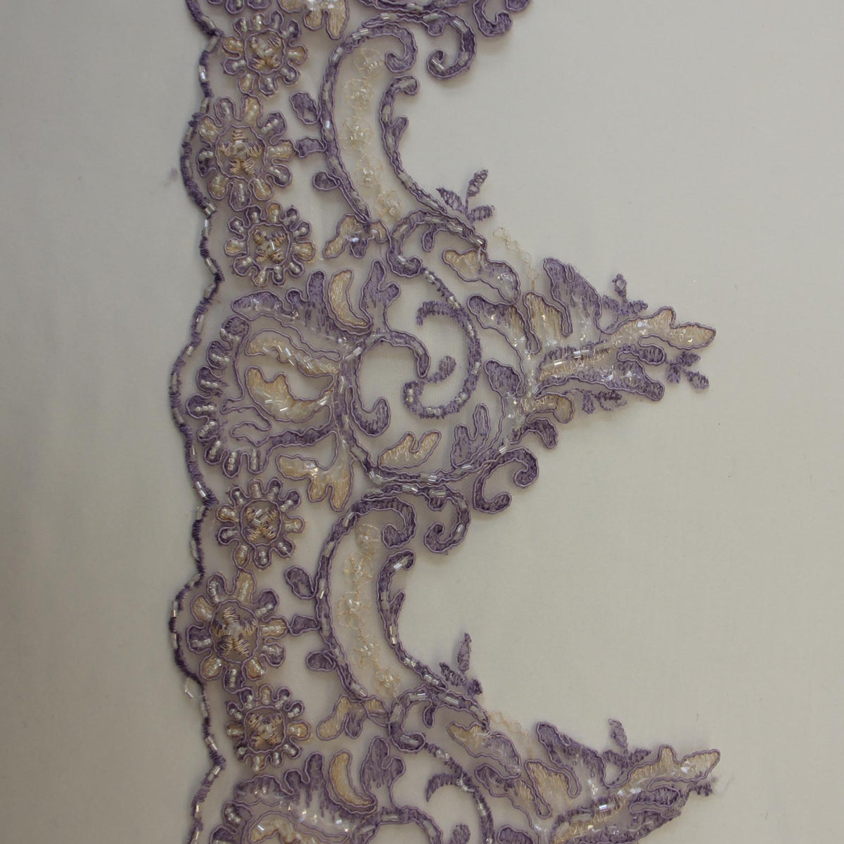 Lavender 2024 lace trim